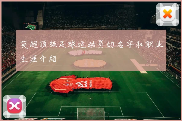 英超顶级足球运动员的名字和职业生涯介绍